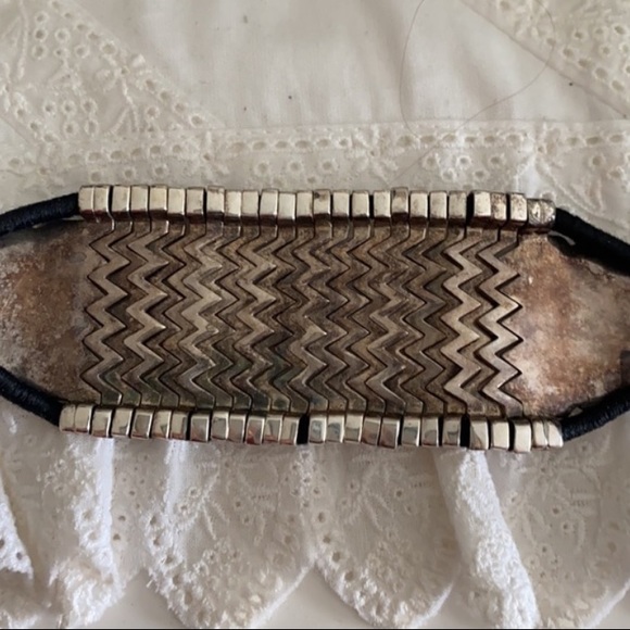 Artsy Silver Tone Bracelet - Picture 6 of 8